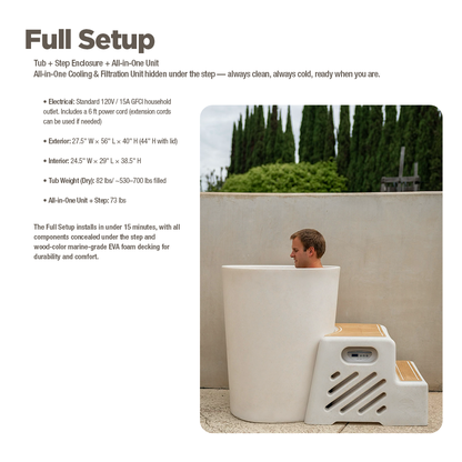 Vertical Cold Tub