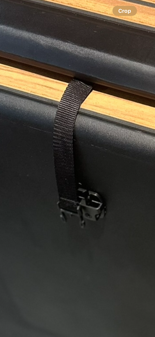 Safety Buckle Assembly, Black (Replacement)